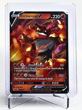 Pokemon TCG Incineroar V 008/073 Champion’s Path Holo NM